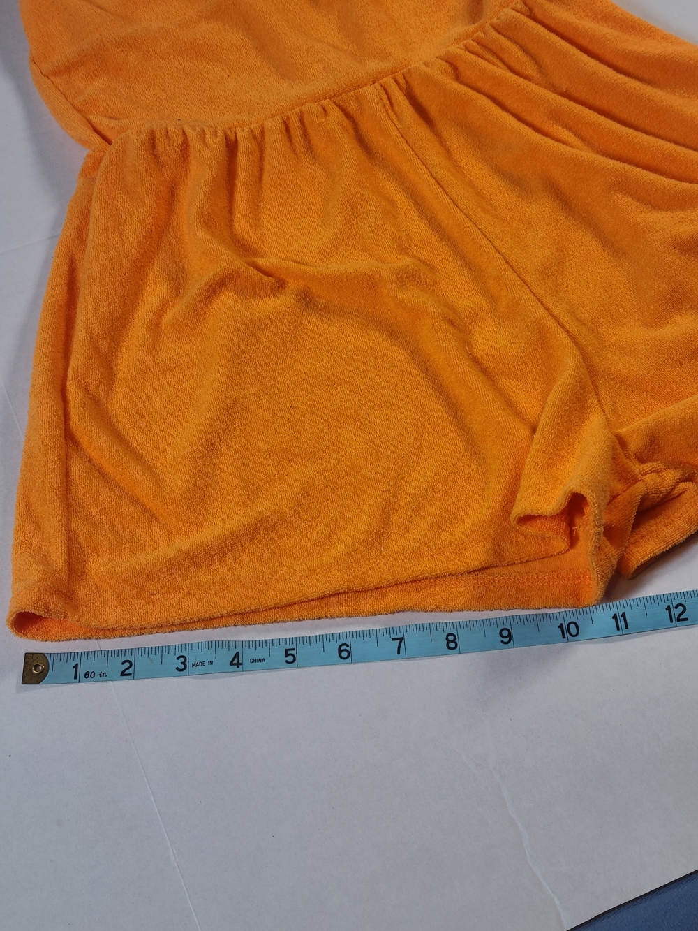 Wild Fable Womens Bright Orange Halter Terry Romper Keyhole NWT XS - Picture 13 of 13